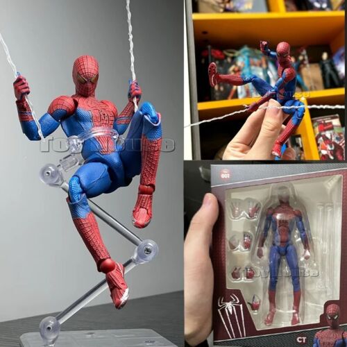 Ct Toys Spiderman Mafex 001 Peter Parker Andrew Garfield Action Figure Toy - Picture 2 of 7