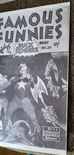 Impresión FRANK FRAZETTA, Famous Funnies #211, Buck Rogers, años 70, más FF en tienda - Imagen 3 de 4