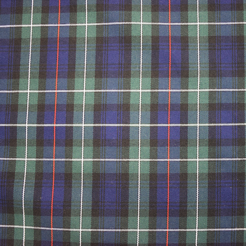 CAMISA DE VESTIR DE TELA POLIVISCOSA A CUADROS TARTÁN AZUL POLIVISCOSA MODA NAVIDAD - Imagen 11 de 13