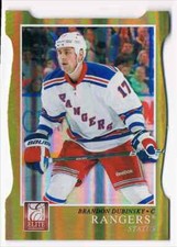 2011-12 ELITE STATUS GOLD BRANDON DUBINSKY ROOKIE 60/99 NEW YORK RANGERS #169