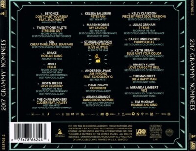 Grammy 2017 Nominees: (CD, Sleeved, Compulation, 2017) | eBay