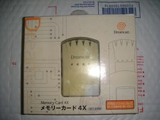 Sega Dreamcast 4X Memory Card HKT-4100 - Import JP - USA Seller
