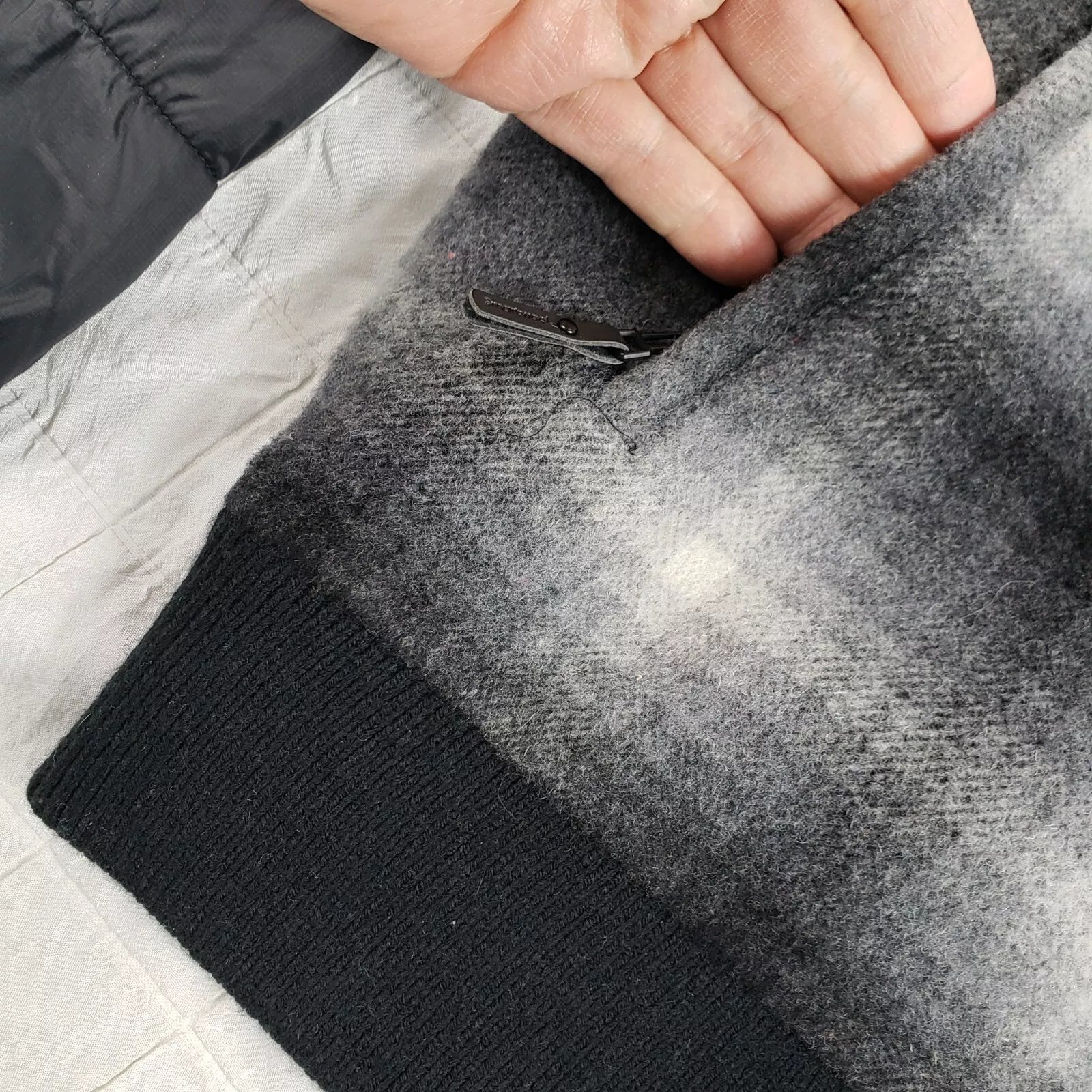 smartwool ibera bomber zip plaid jacket