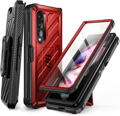 For Samsung Galaxy Z Fold 3 5G, SUPCASE 360 Case ScreenProtector
