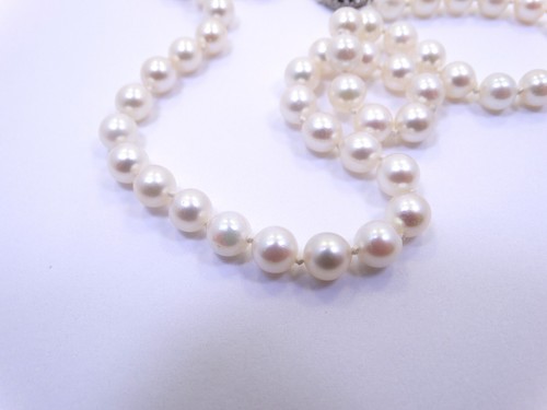 Collar de colección CULTURA PERLAS AKOYA 6 - 6,5 mm 18" broche de ley - Imagen 2 de 6