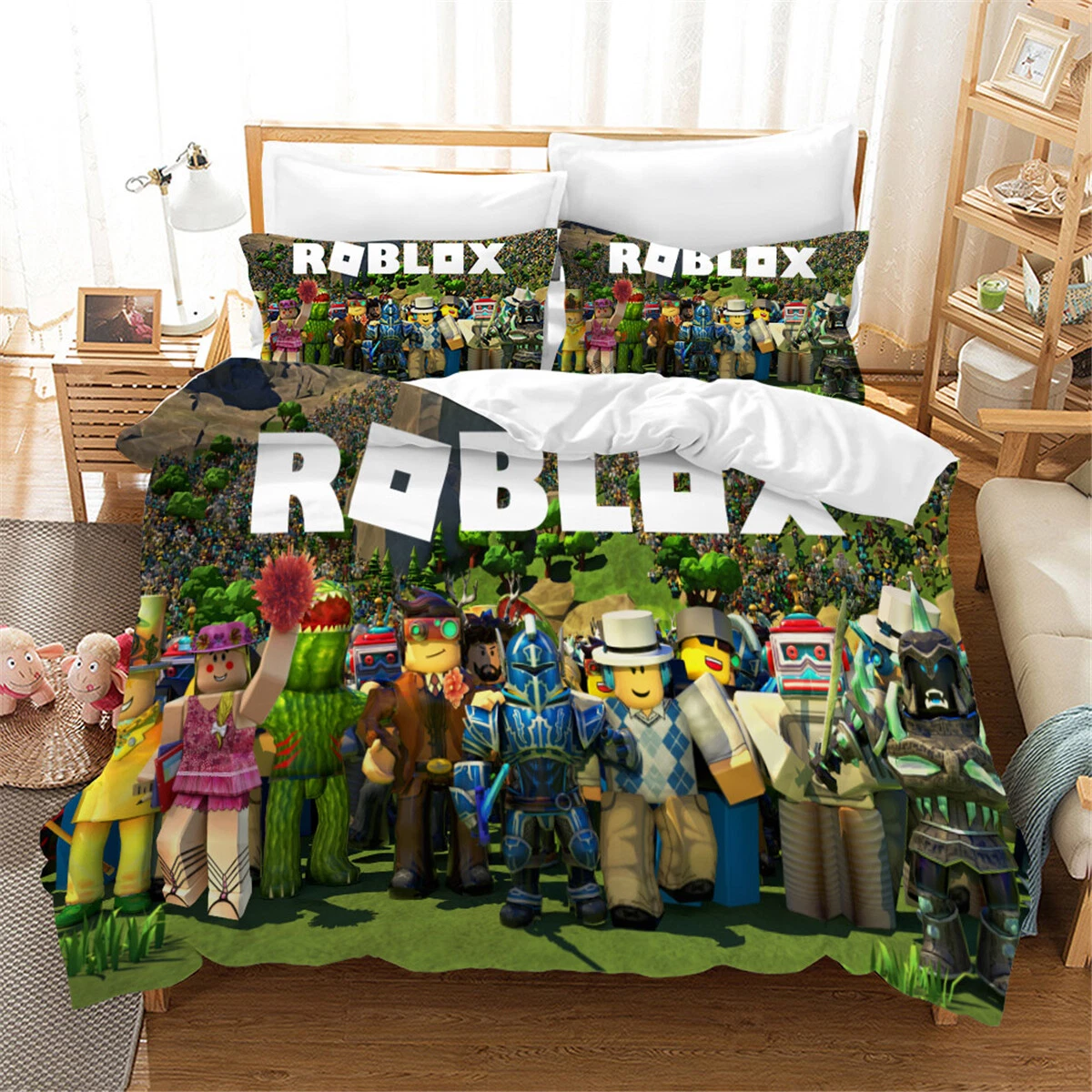 Roblox Bedding Set, Gift for Friends