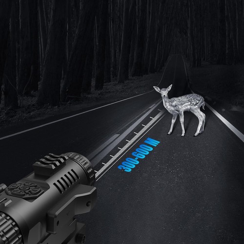 Digital Night Vision Scope, HD 5-20X Hunting Night Vision Optics 2560x1920 Scope - Picture 5 of 9
