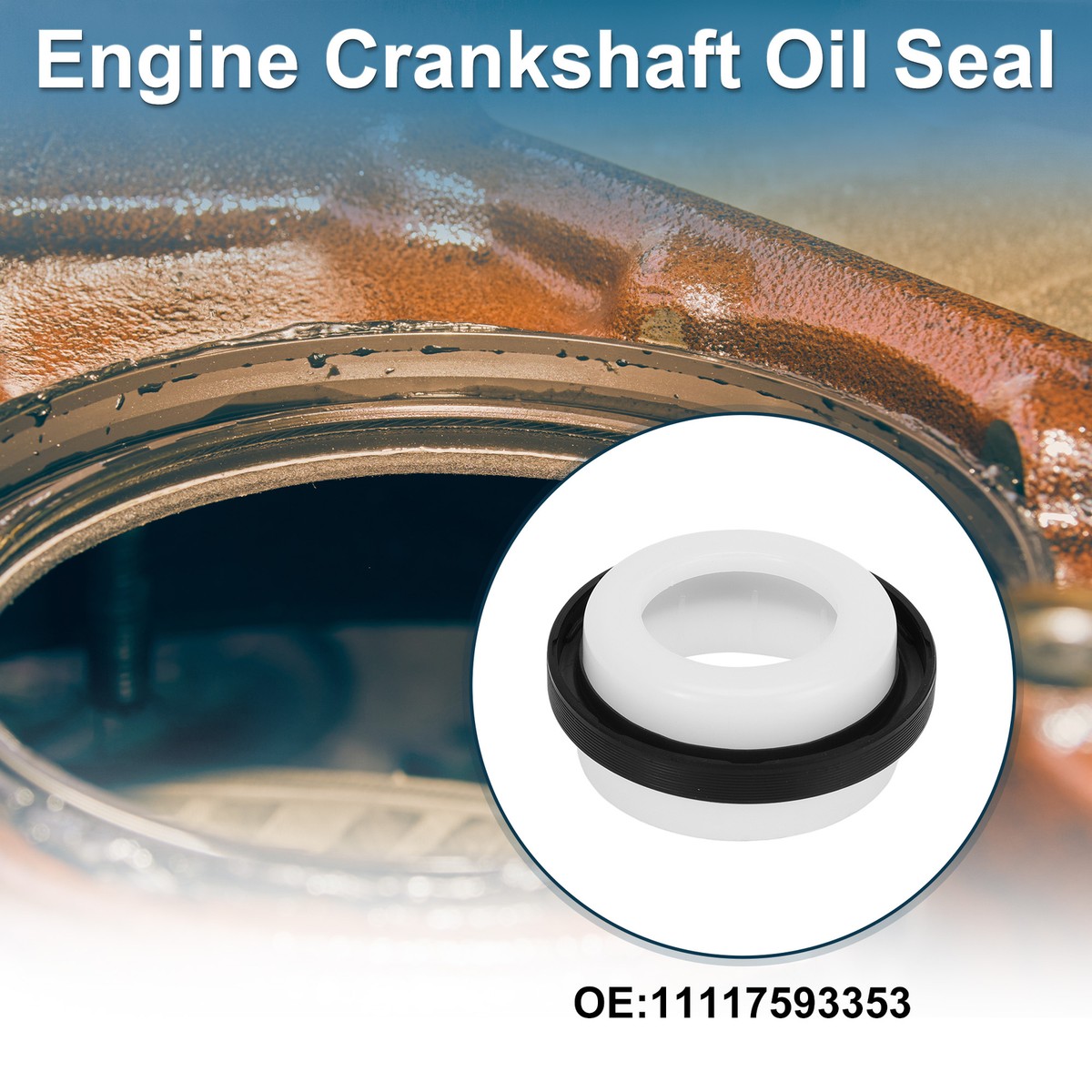 Engine Crankshaft Seal Ring Front For BMW E90 E91 316i 318i 320i 325d 328i 330d 335i