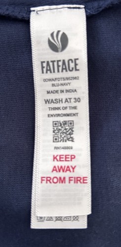 Fat Face Nita Foil Palm Tree Soft Feel Jersey Long Dress Size 10 BNWT RRP £49.50 - Picture 12 of 13