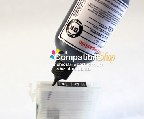 Ricarica inchiostro cartucce per stampanti HP Canon Epson Brother 500ml - Foto 3 di 3
