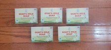 5 Pack Goat's Milk Soap (With Shea Butter) 100% Vegetable Base 