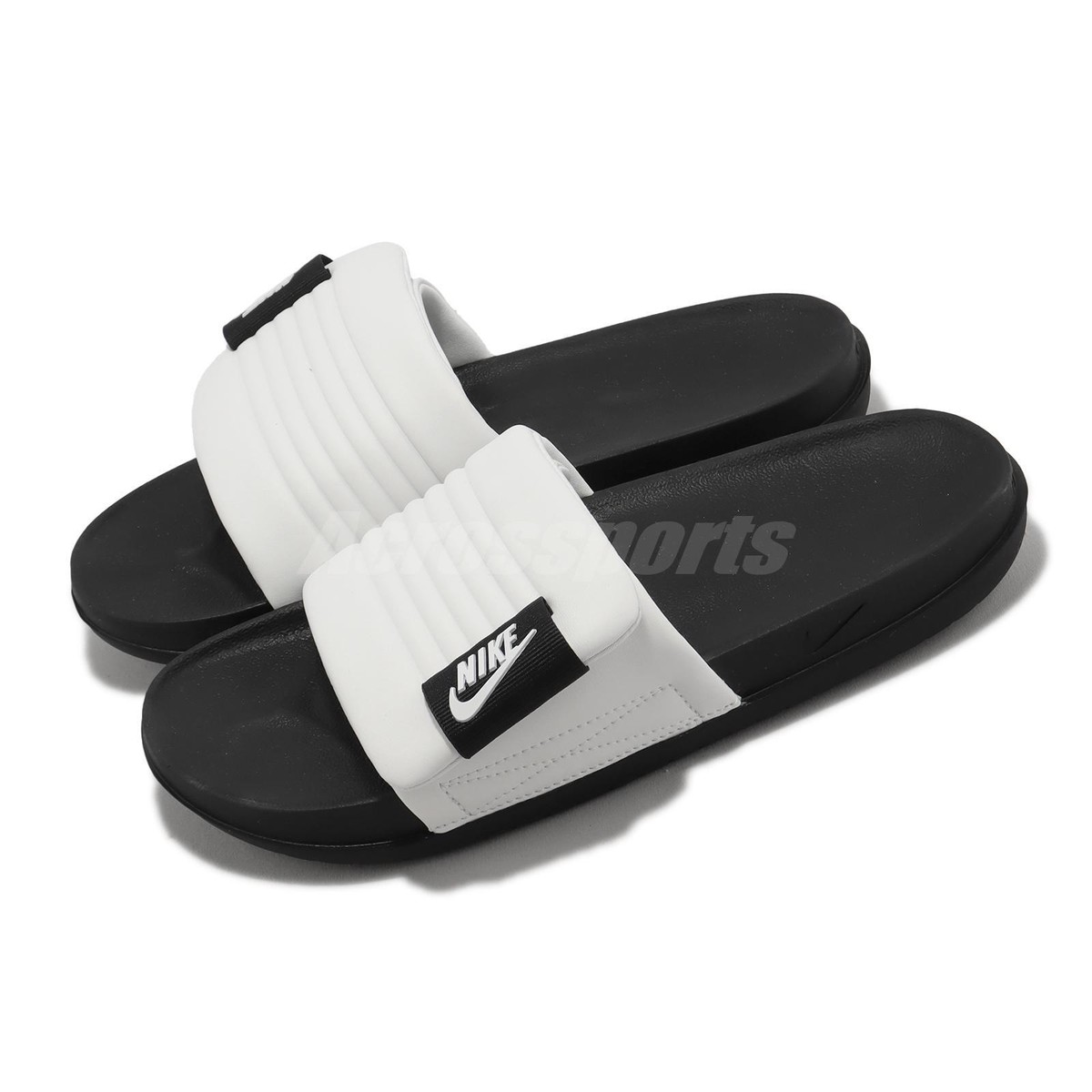 Nike Offcourt Adjust Slide Summit White Black Men Strap Casual