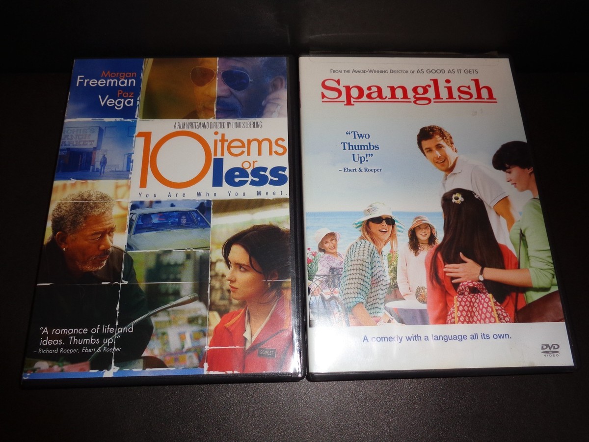 10 ITEMS OR LESS & SPANGLISH-PAZ VEGA, MORGAN FREEMAN, ADAM