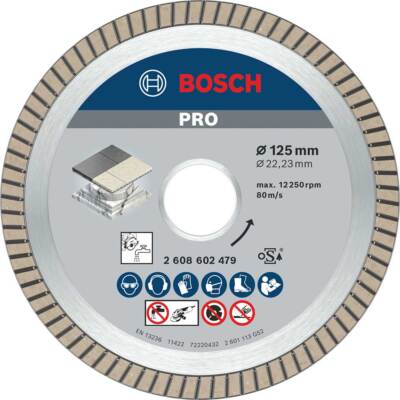 Bosch PRO Extra Clean Diamantscheibe für Keramik 125 mm