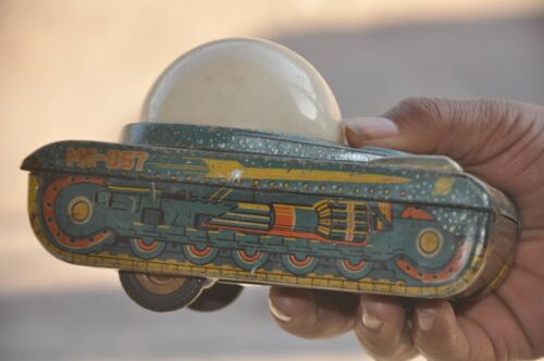 Vintage Fine Litho Colorful Battery Tank Tin Toy,Japan? - Picture 8 of 12