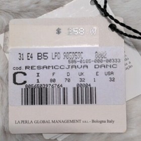 LA PERLA JAVA DANCER Push Up Bra (905959)  Color Black Size 32C NWT MSRP $258.00
