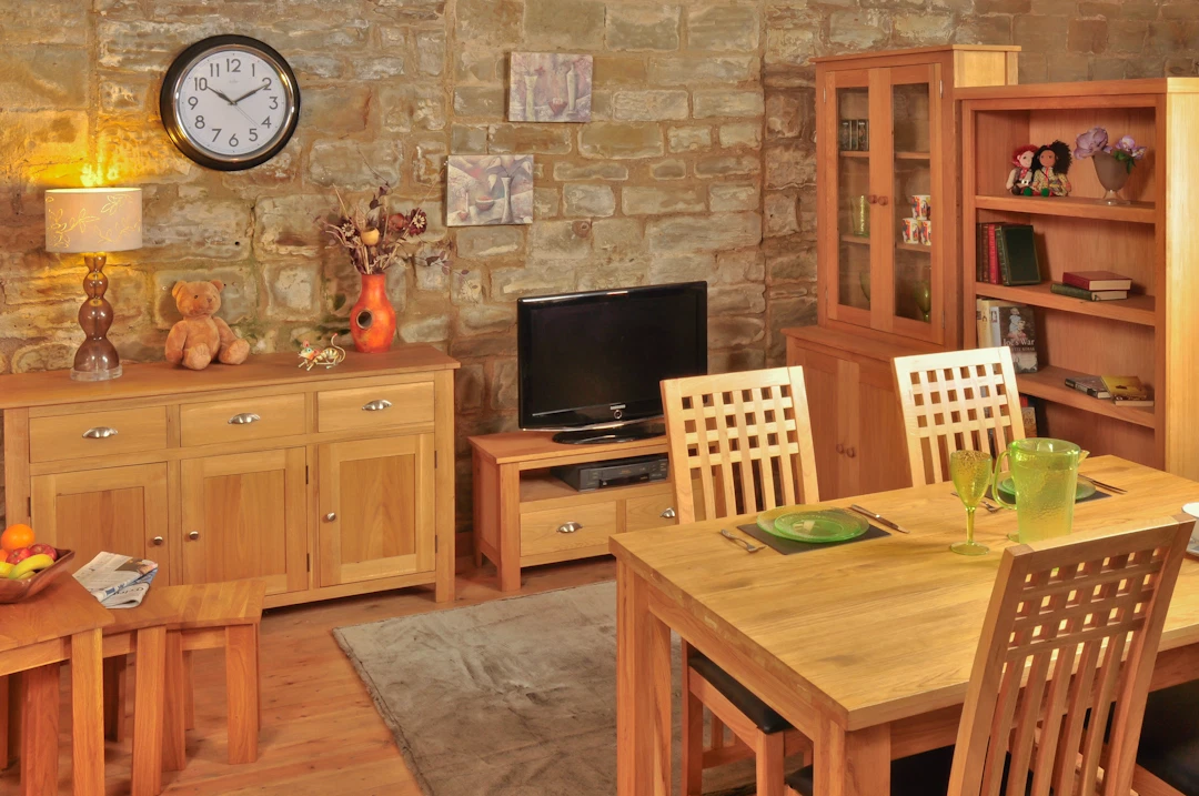 OAK LIVING ROOM DINING ROOM FURNITURE HANDMADE TO ORDER OAK FURNITURE SETS