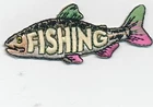 Girl Boy Cub FISHING TROUT TRIP Fun Patches Crests Badges SCOUT GUIDE tour Day