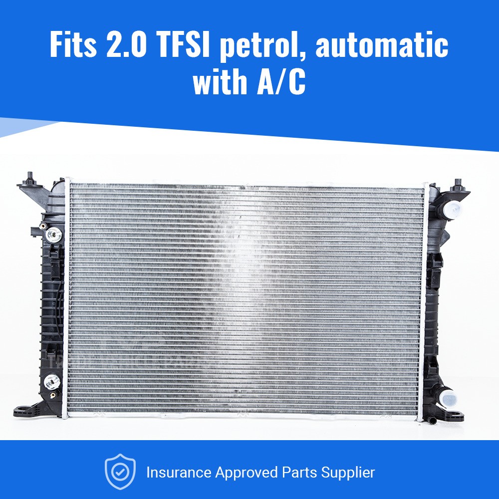 Fits Audi Q3 (8U) 2014-2018 Radiator 2.0 Tfsi Petrol Automatic With A/C