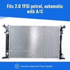 Fits Audi Q3 (8U) 2014-2018 Radiator 2.0 Tfsi Petrol Automatic With A/C