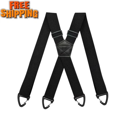 Strapazierfähige elastische Hosenträger für Herren Hose Hosenträger Riemen Arbeitsgürtel UK - Bild 1 von 4