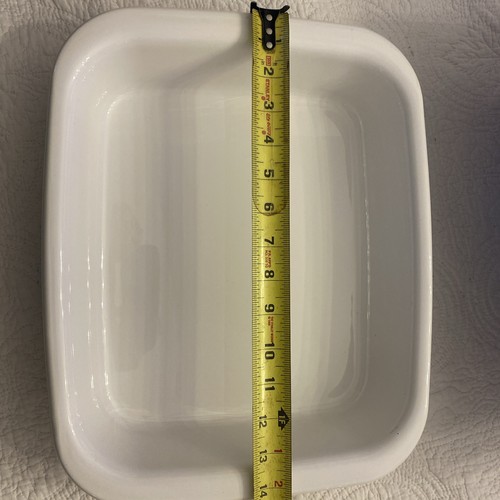 Vintage Corning Ware blaue Kornblume 14,5" x 11,5" Auflaufform Brownie Pfanne - Bild 7 von 11