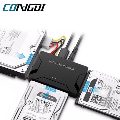 IDE SATA to USB 3.0 Adapter 2.5/3.5 Zoll HDD/SSD Festplatten CD DVD ROM HDD 