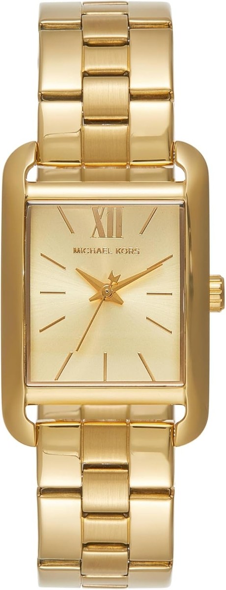 MICHAEL KORS ゴールド/赤 アナログ腕時計 MK-XXXX Michael Kors Chronograph Date Stainless S. Gold Watch 6366