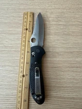 Benchmade 550 Griptilian Mel Pardue 154CM Axis Lock Black Folder USA