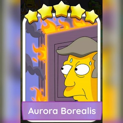 1 x Aurora Borealis      Set 15 :- Mono_Poly_Go Aufkleber :- Bester Service