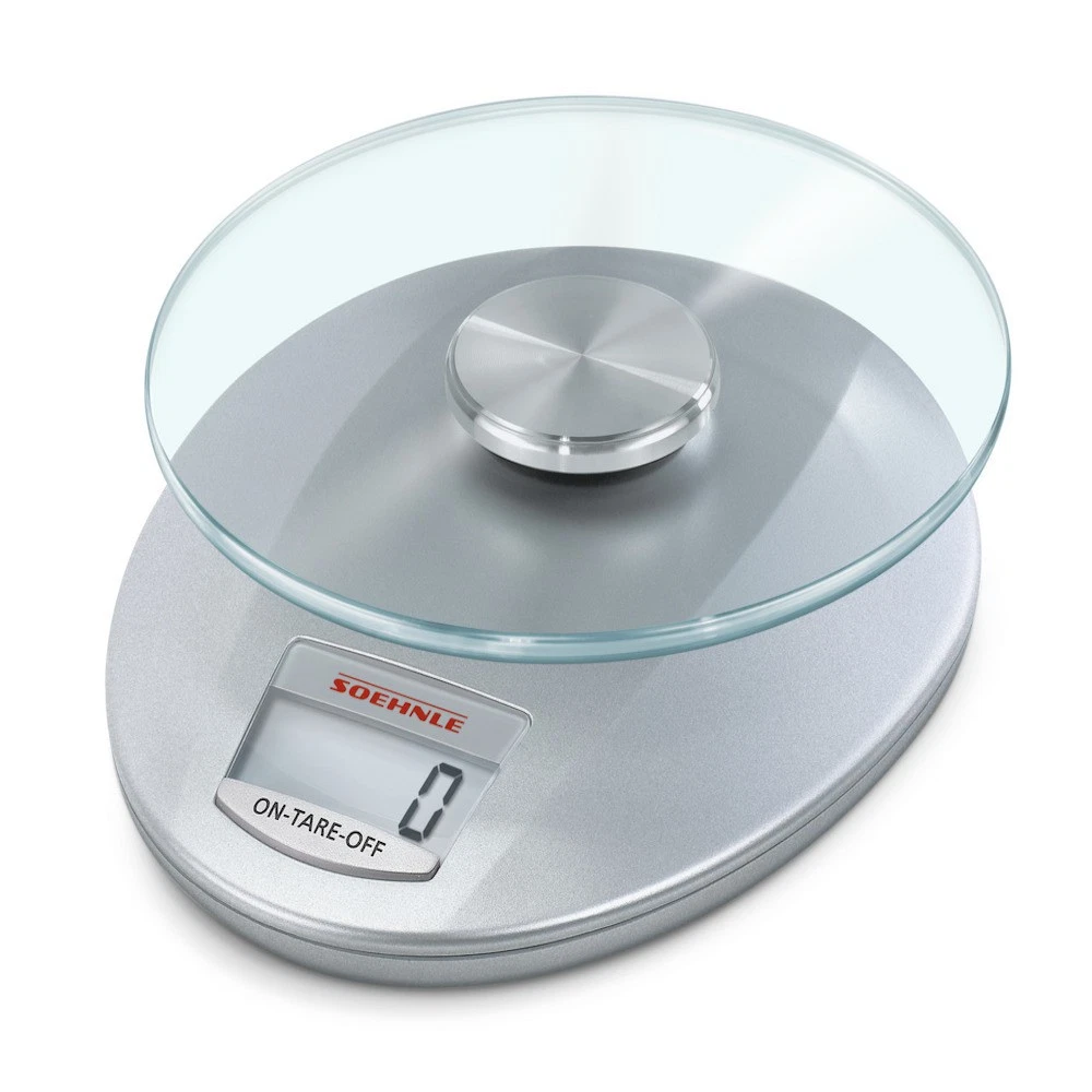 Soehnle Roma Digital Kitchen Scale 5kg Capacity - Silver 65856