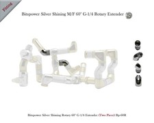 Bitspower Silver Shining Rotary 60 G-1/4 Extender Bp-60R
