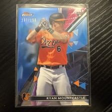 2021 Topps Finest - Ryan Mountcastle #2 Blue Refractor /150 (RC)