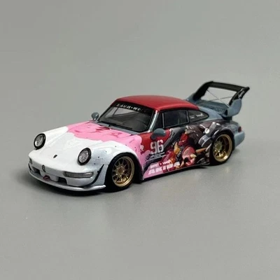 FLAME MODELS PORSCHE 911 - RWB 964 High Wink - Akiba - FLAME 1:64