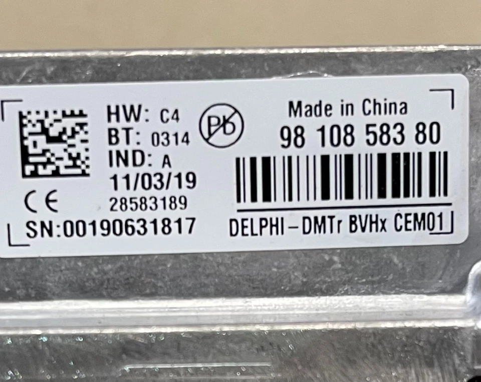 delphi 9810858380 stop start module peugeot citroen - Image 3 of 3