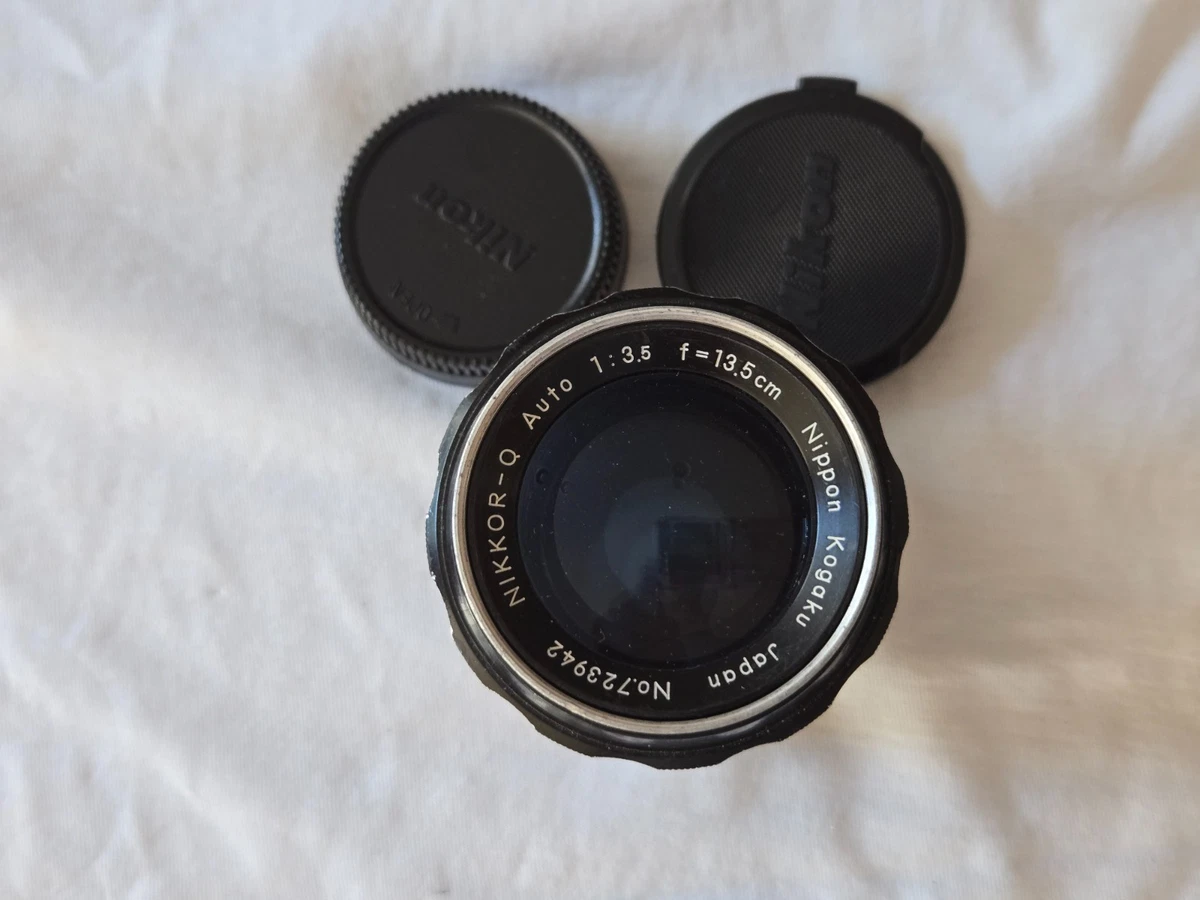 Nikon NIKKOR f/3.5 Camera Lenses 135mm Focal for sale - eBay