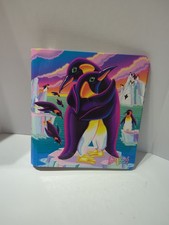 Vintage Lisa Frank 3 Ring Binder 1.5 Penguins...