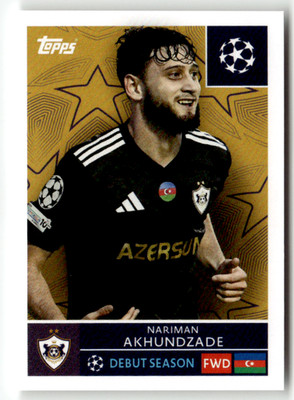Topps Champions League Sticker 2025-26 No. 549 Nariman Akhundzade
