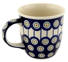 Polish Pottery 12 oz. Mug – Handcrafted Boleslawiec Stoneware by Zaklady 