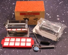 Pasta Machine/Maker with Ravioli Mold and Pasta Cutter - Open Box