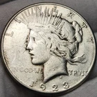 1923 S Peace US Silver Dollar, 90% Silver US Coin, P-2339s4