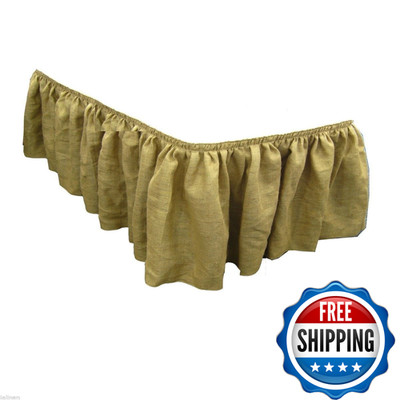 Tablecloth Market Burlap Table Skirt 14 Ft. Skirting Wedding 100 Natural Jute