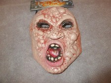 Ghoulish Mutated Zombie Latex Face Mask Pustules Boils Monster Halloween Cosplay