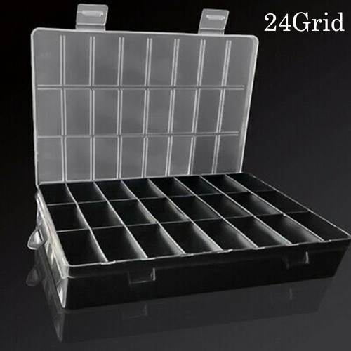Practical Plastic Organizer with Adjustable Compartments and Snap Closure - Picture 9 of 9
