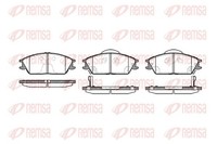 Remsa Bremsbelagsatz Scheibenbremse 0224.22 FüR Getz Accent TB Hyundai 2 LC Crdi