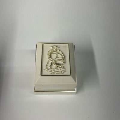 VINTAGE RING PRESENTATION BOX ALSTEN USA BLACK HILLS GOLD MINER