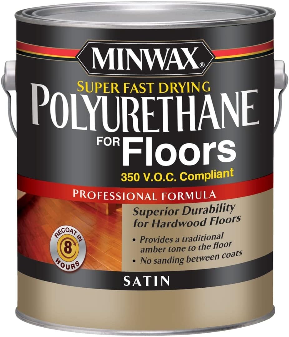 Quick-Drying Polyurethane Finish for Hardwood Floors - 350 VOC, Easy Application