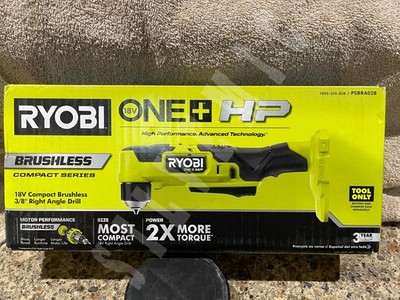 NEW!! RYOBI ONE+ HP 18V Compact 3/8'' Right Angle Drill - PSBRA02B ( Tool Only )