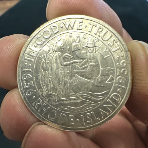 1936 Rhode Island Gedenkmünze Half Dollar selbst bewerten keine Reserve