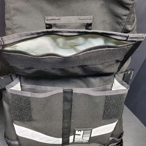 Inside Line Equipment ILE Default Bag Custom Black Reflector Reflective Bike Pac - Imagen 5 de 8